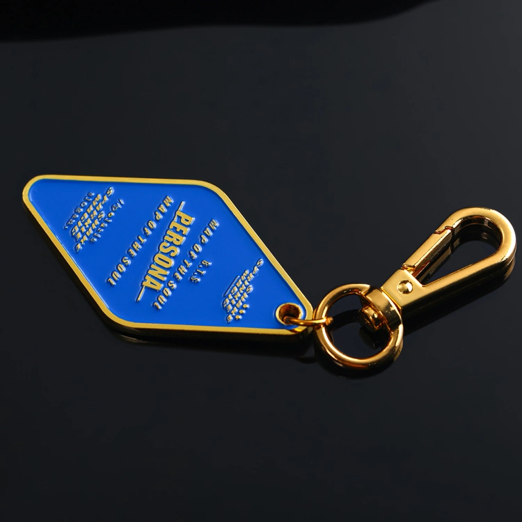 China Manufacturer Personalized Hotel Keychains Soft Enamel Motel Keychain Custom