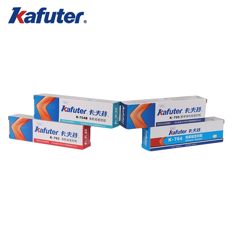 Sellador de silicona barato Kafuter K-704 pegamento resistente al agua