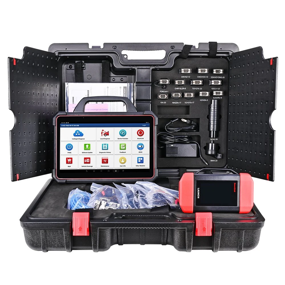 Launch X431 Pad7 Padvii Pad 7 VII Auto Diagnostic Tool Ondersteuning J2534 Kan Fd En Online Coderen En Programmeren Automotive Gereedschap