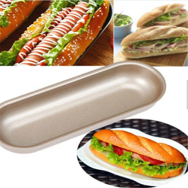 Rk Bakeware China-600X400 25 3/4 Inch X 17 3/4 Inch Nonstick Hot Dog Bun Tray