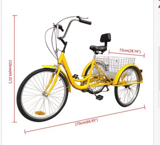 20"-26" Trike Bike mit drei Rädern