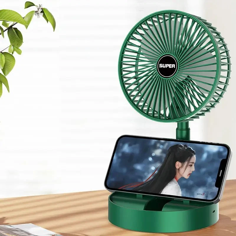 View larger Imageadd to Compareshareportable Electric Fan Faltbar bequem Mini USB-Ladefunktion Büro Haushalt Teleskopventilator geräuscharmer Life Table Lüfter