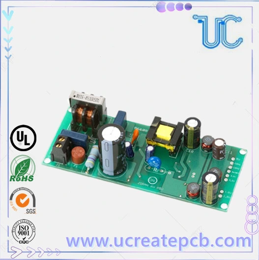 Multiple Printed Circuit Board Assembly with Green Solder Mask