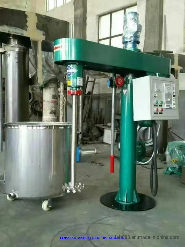 Disperser Agitator Chemical Liquid Automatic Paint Coating Mixer with Electric Hydraulic Lifting