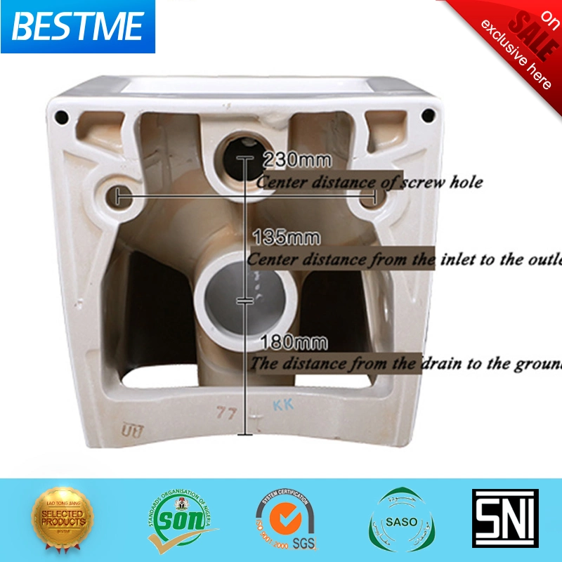 Foshan Bestme Brand Sanitary Ware Wc Commode Nano Glazed Concealed Tank Glazed Wall Hung Toilet (BC-1107D)