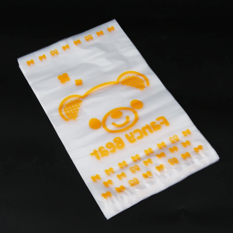 Heat Seal Flat Poly Food Clear Contact Packing Fast Food Bags