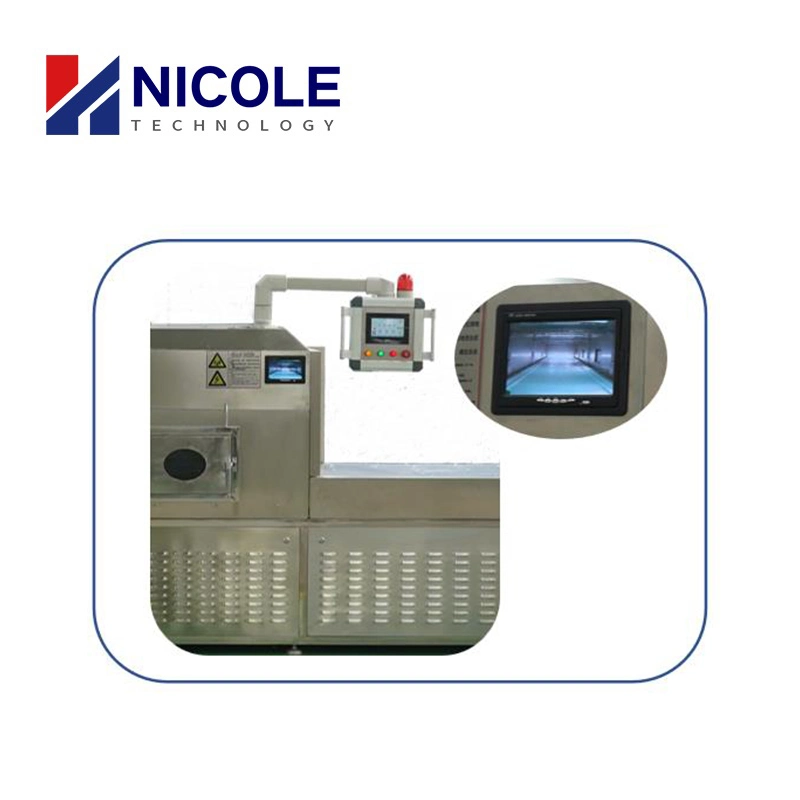 OEM PLC Control High Output Belt Type Continuous Work Microwave Dryer Sterilization Machine