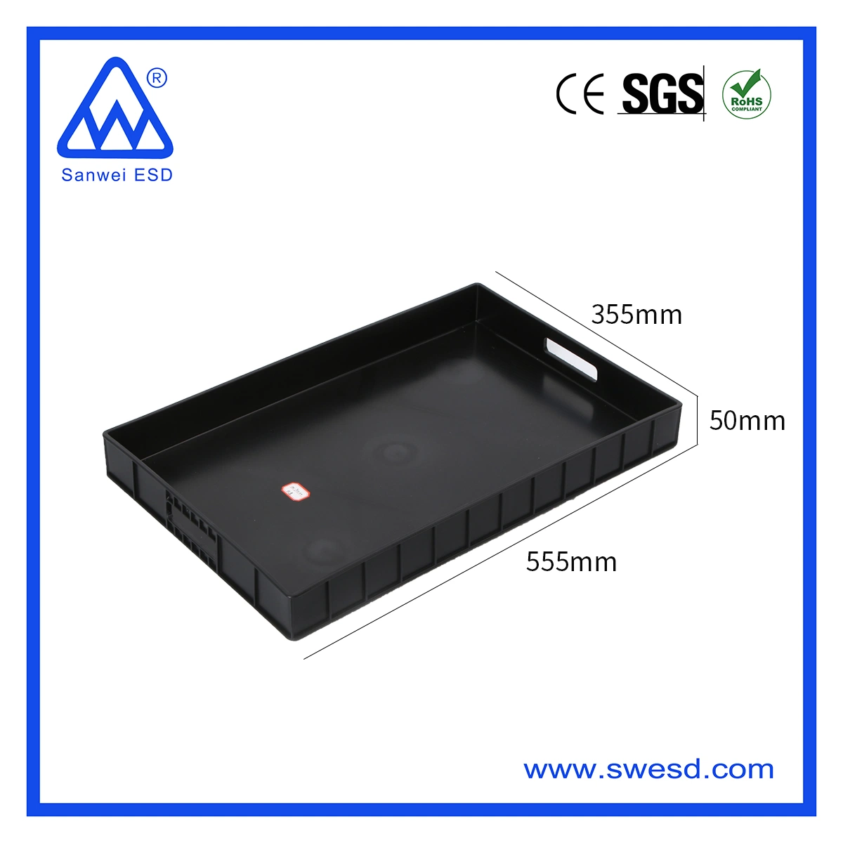 SMT Antistatic Plastic Logistic Pallets for Component