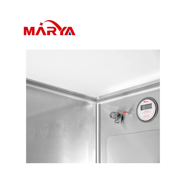 Marya aseptique Air propreté Equipement de salle blanche acier inoxydable pression négative Salle de pesée