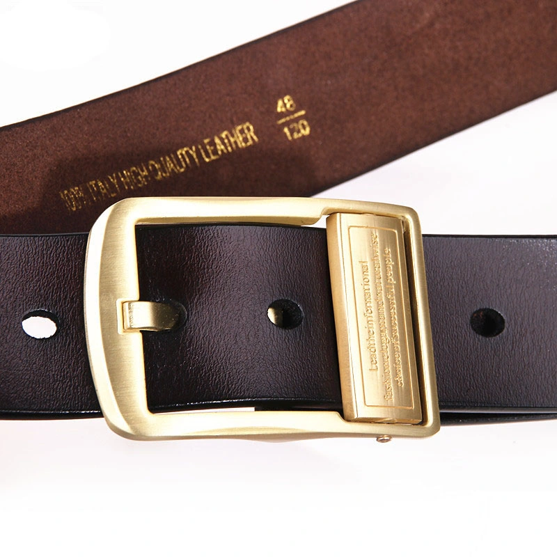 Fashion Men High Quality Luxury Brand Leather Belt