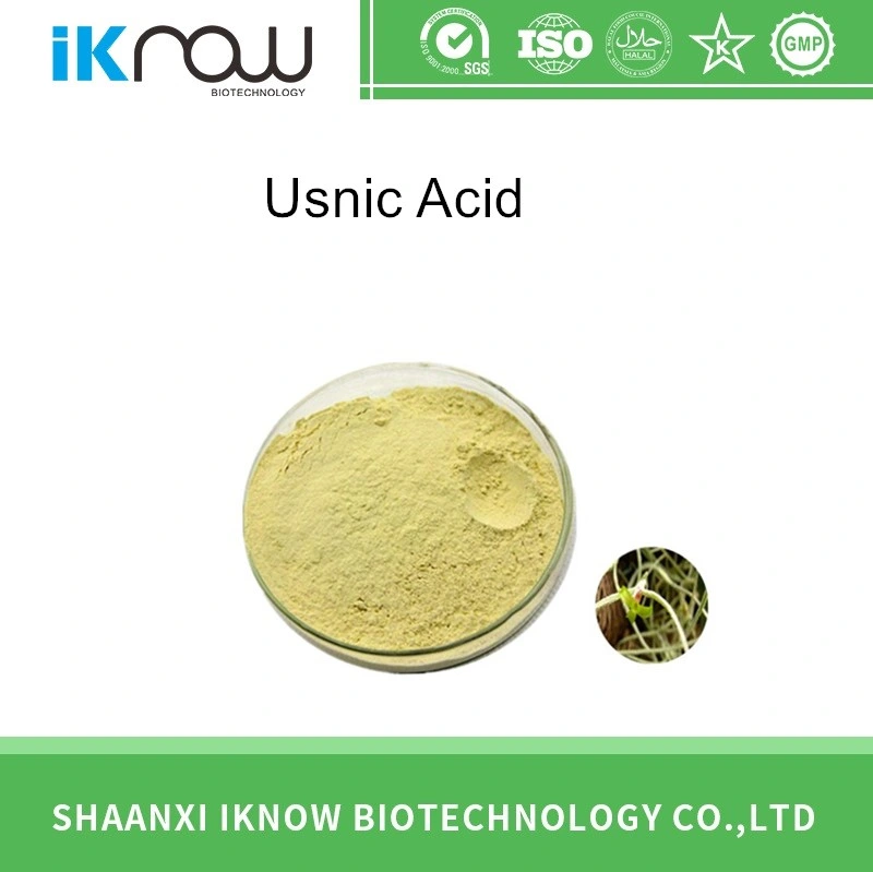 Best Price Natural Usnea Extract Content 98% Usnic Acid Powder, CAS 7562-61-0