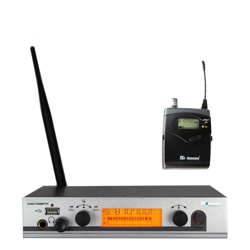 Sinbosen Wireless Microphone System Ew300 Imeg3 in Ear Monitor for Stage