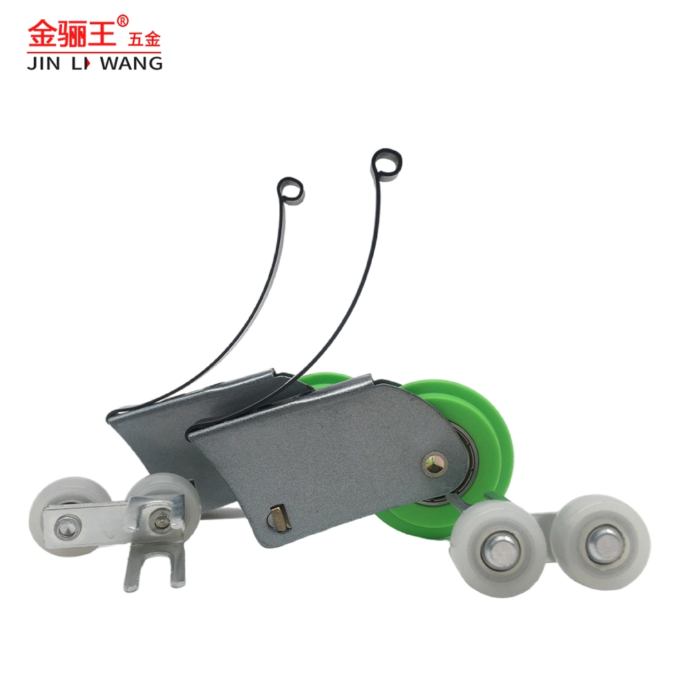 Stable Production OEM ODM Team Experienced Furniture Hardware Factory Supplier for Sliding Wardrobe Roller Iron Steel Housing POM PP Nylon Pulley Wheel