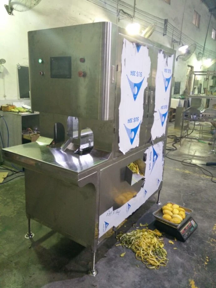 Shanghai Factory Automatic PLC Peeling Machine Peeler for Fruit and Vegetable