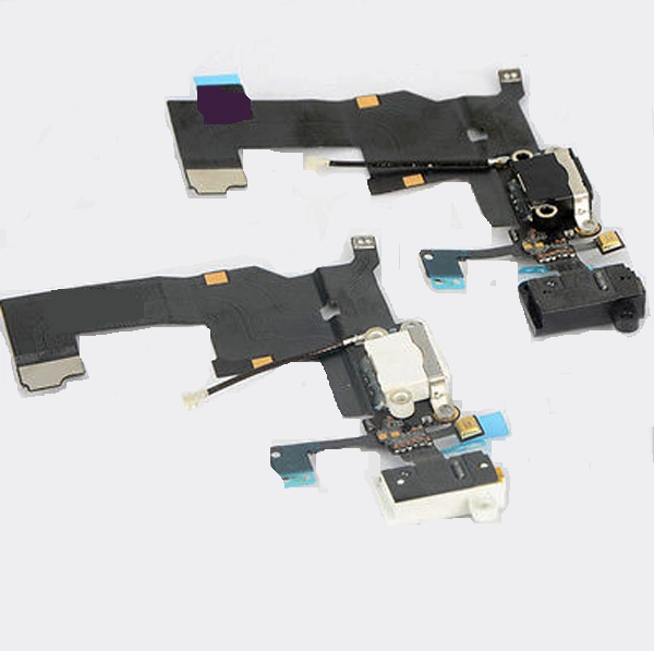 موصل قاعدة توصيل صوت سماعة الرأس شحن كبل USB Flex لـ iPhone 5