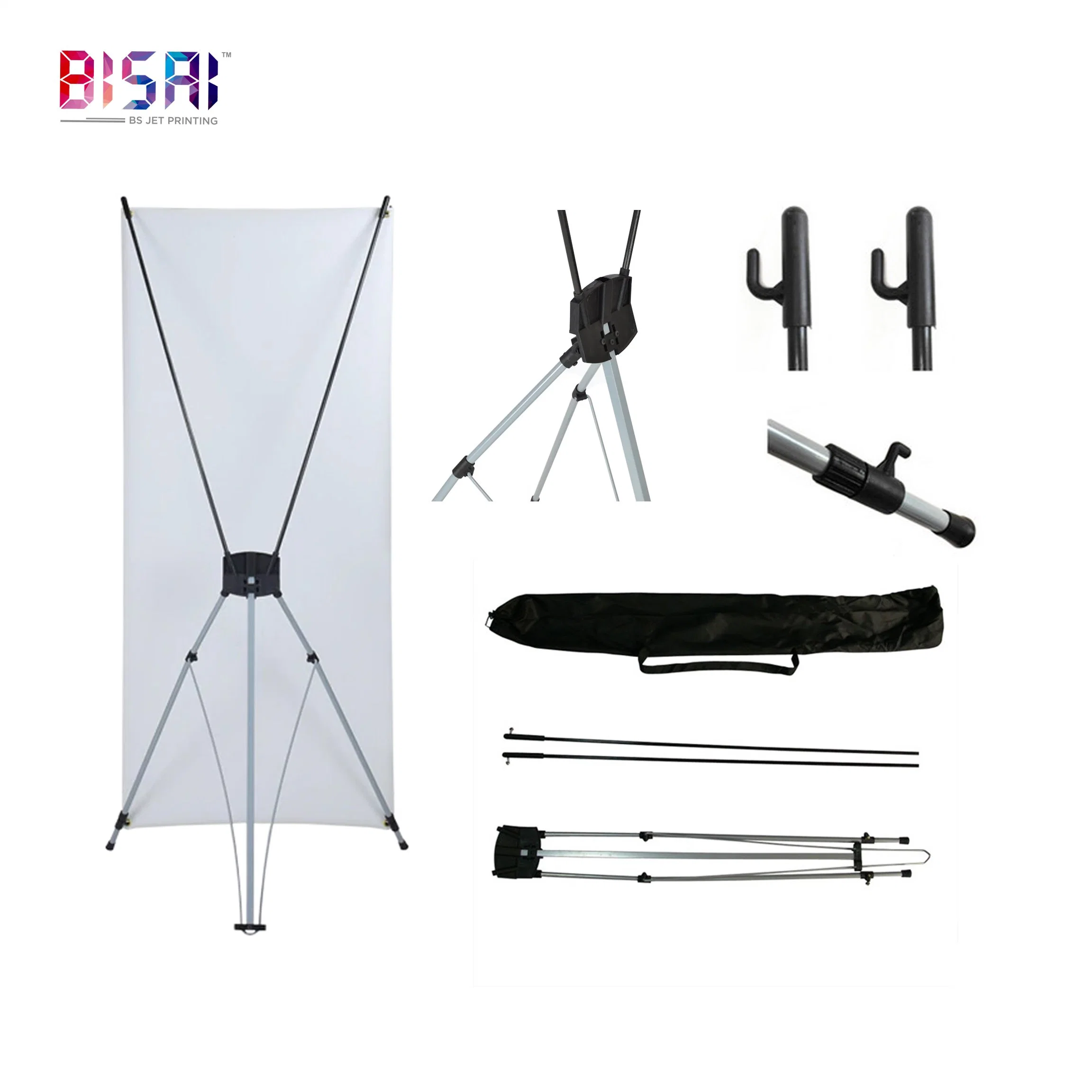 Wholesale/Supplier Custom High quality/High cost performance  Flex Vinyl Rectangle 120*200 X Backdrop Banner Stand