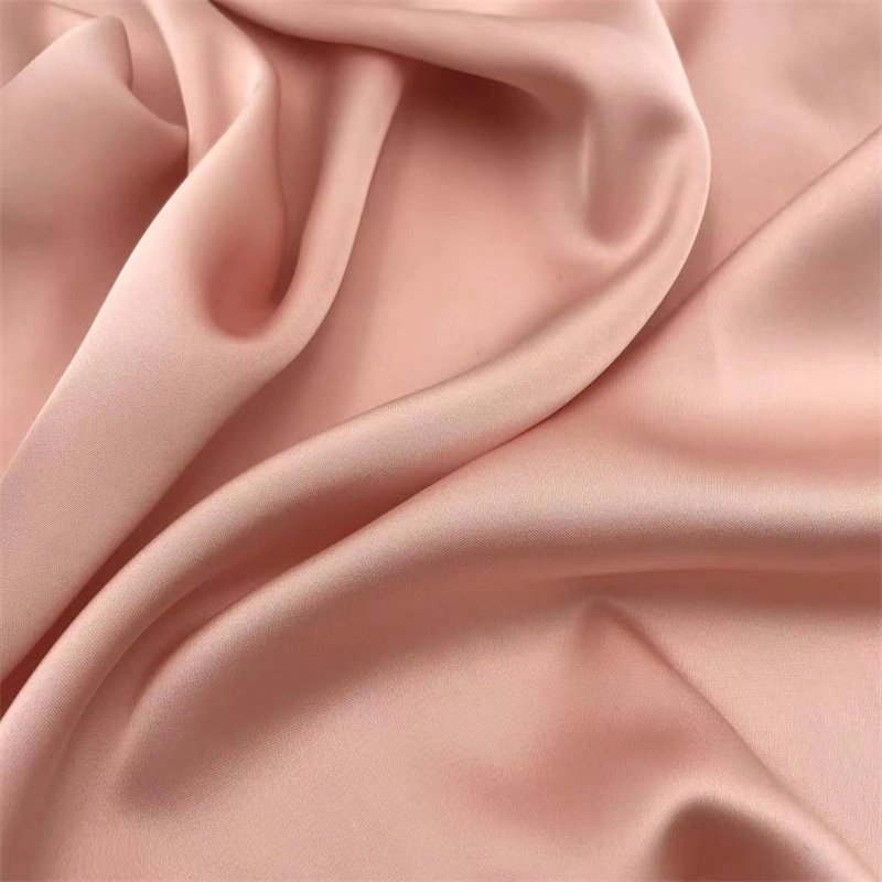 Yigao Textile Smooth Satin 100% Polyester Woven Fabric Dress Fabric