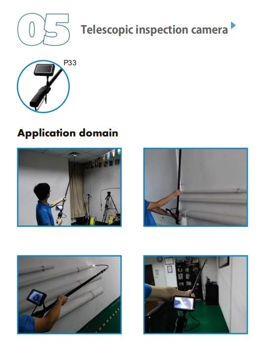 Industrial Telescope Inspection Camera with 4.5 Inch Display, 3.6mts Testing Cable, Optical Fiber Transmission