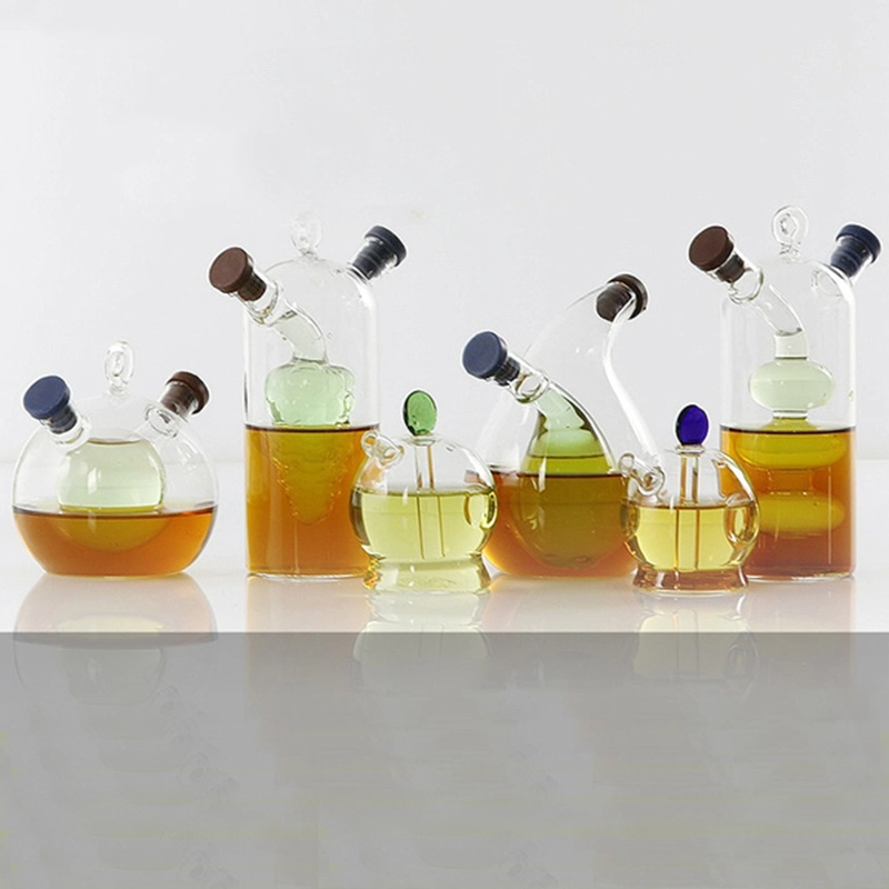 Glass Oil & Vinegar Bottles Kitchen Bottles