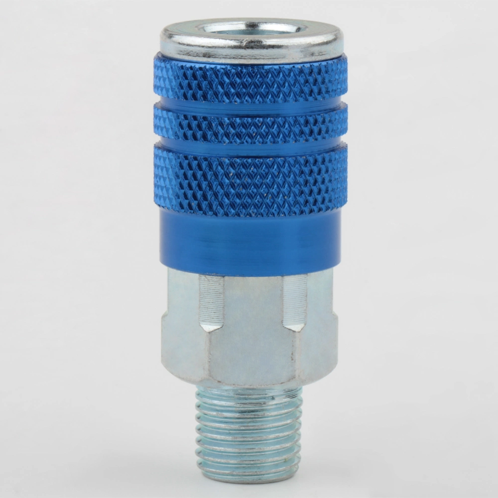 Conector hembra macho de color azul Milton serie USA de Xhnotion Pneumatic Acoplador rápido