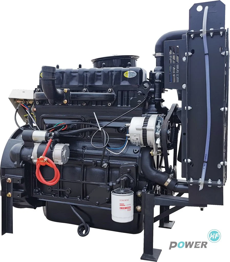 Generación de energía terrestre 4 cilindros 4 carreras 1500 1800 rpm Refrigerado por agua 75 kW/102 HP Turboalimentado Interrefrigerado Motor diésel para Grupo Electrógeno de carrocería abierta/silenciosa