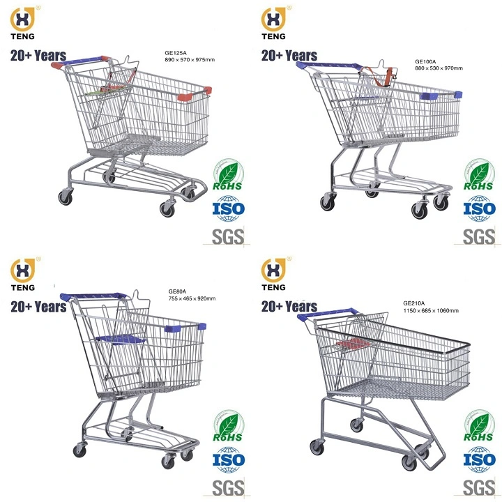 China Products/Suppliers Supermarket Retail Store Comvenient Shopping Trolley with Soft Baby Seat