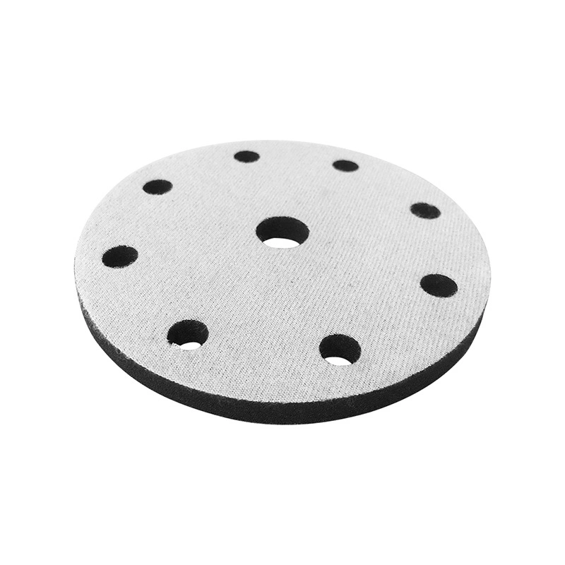 Pneumatic Dry Mill 3 Inch 5 Inch 8 Holes 9 Holes Sponge Buffer Pad 6 Inch Self Adhesive Sandpaper Machine Floppy Disk Sponge Protection Pad