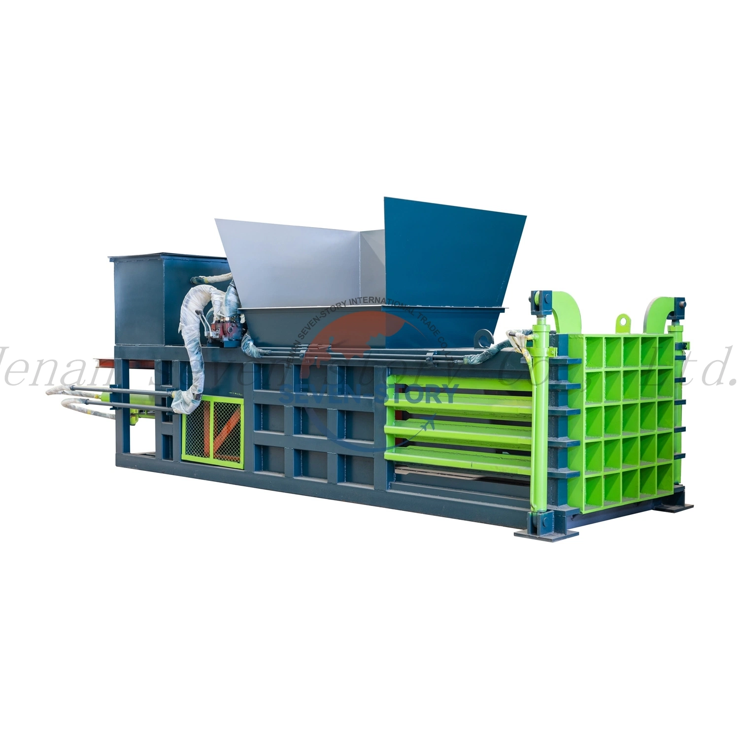 Small Garbage Baler Machine Scrap Plastic/Cans Packing Machinery