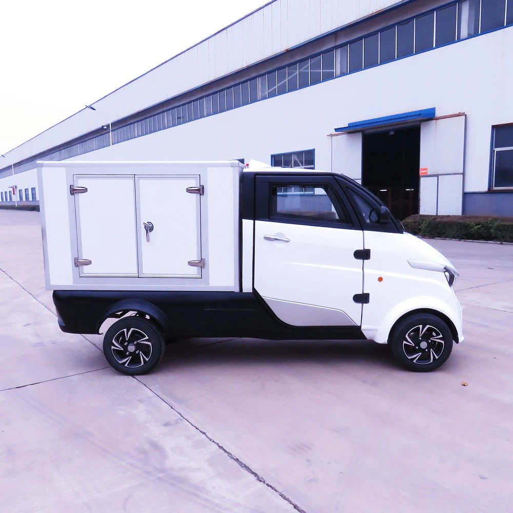 EEC Approval 4 Wheel Electric Food Van Vehicle for Delivery