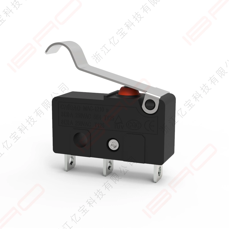 Chinese Supplier Sealed Micro Switch IP60 Dustproof Push Button Tact Switch 8A Sweeper Micro Switch