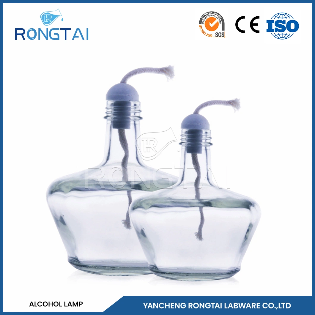 Rongtai Laboratory Glassware Suppliers Laboratory Equipment Disposal China 250ml Portable Laboratory Glass Alcohol Lamp