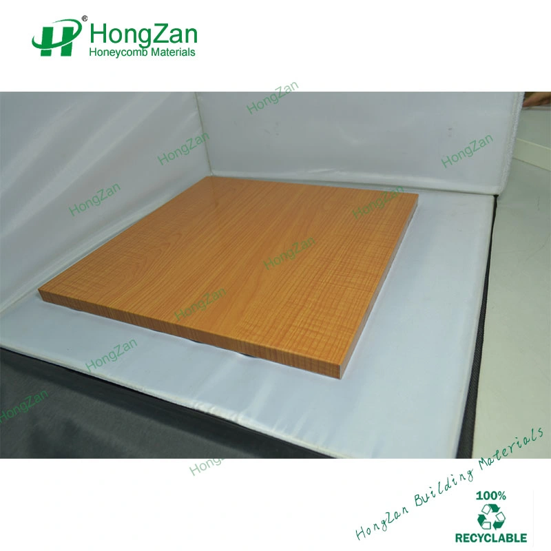 Construction Material Aluminum Wood Grain Panel for Background Wall