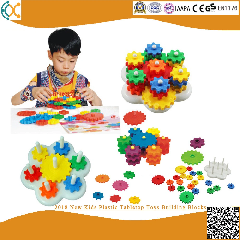 Plastic Tabletop Toy Bricks for Children