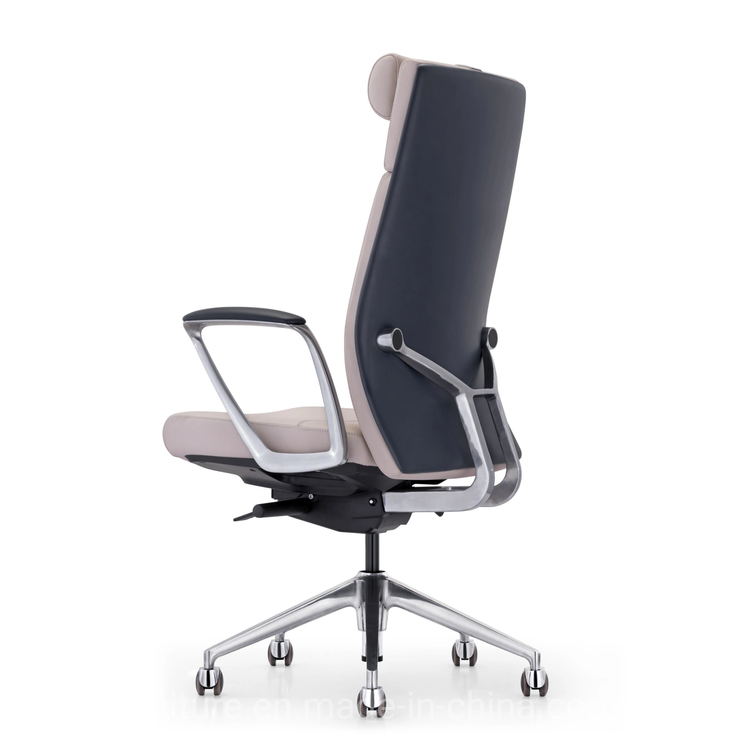 Zode Vente en gros de chaises de bureau exécutives en cuir aniline de luxe de haute qualité et ergonomiques pour ordinateur