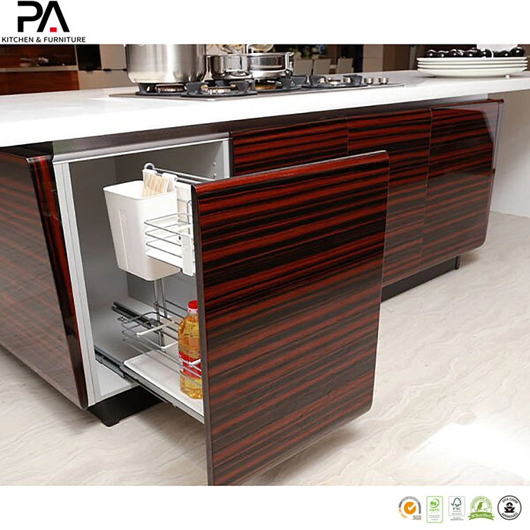 Modern Modular Veneer Kitchen Furniture