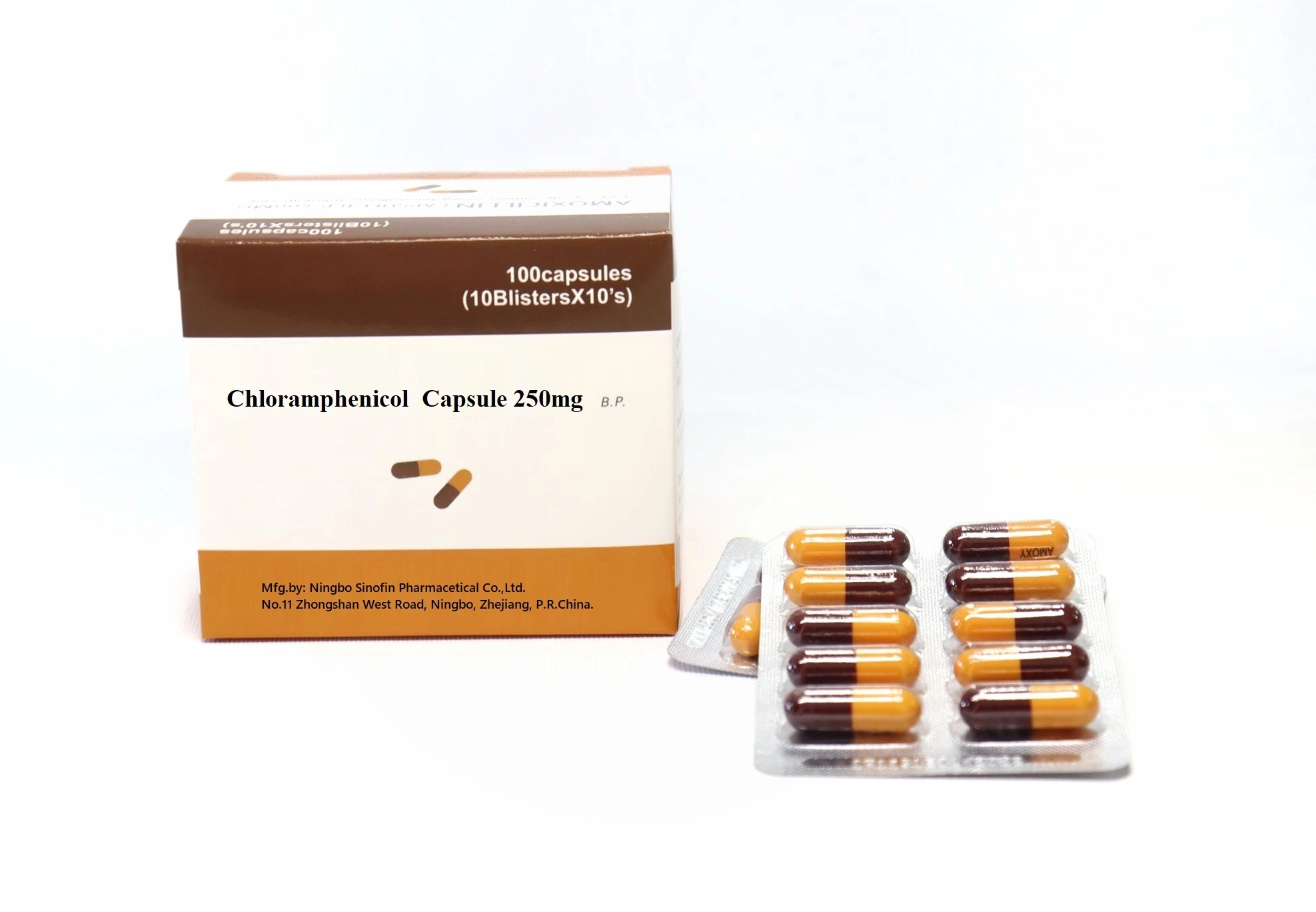 GMP Pharmaceutical Medicine 250mg Chloramphenicol Capsule