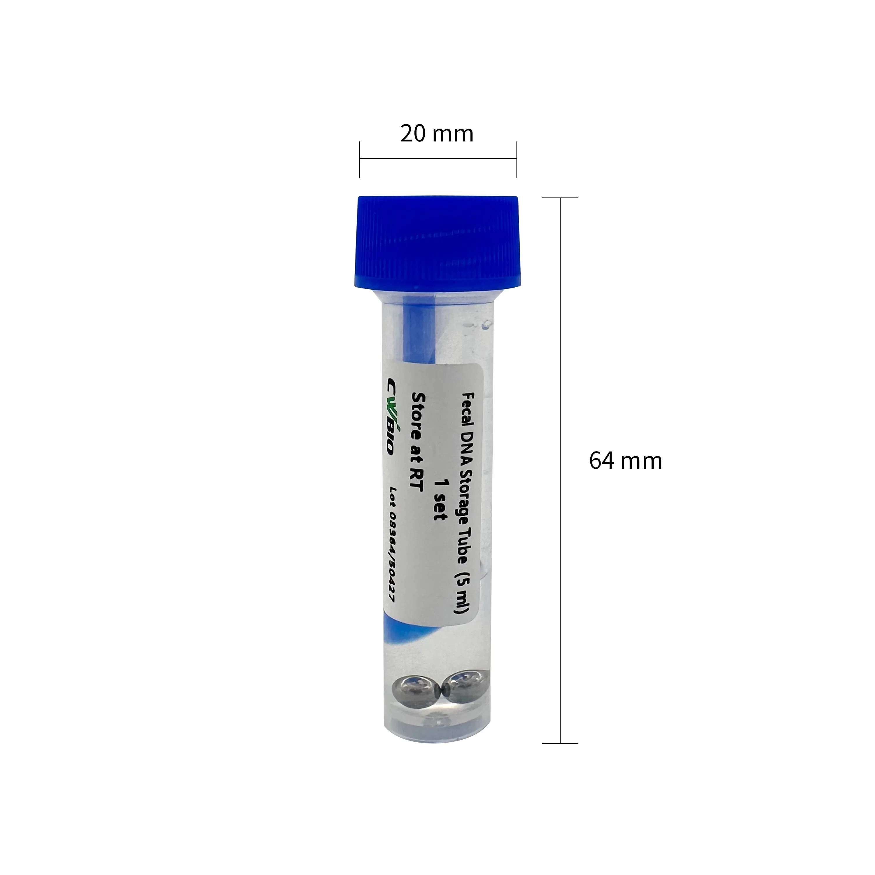 Kit de prueba de tubos de heces directos de fábrica Hirikon con negativo al vacío Mezcla de presión para experimentos biológicos