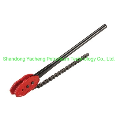 High-Quality Comfortable Grip Alloy Tool Steel Heavy Chain Tong/Wrench