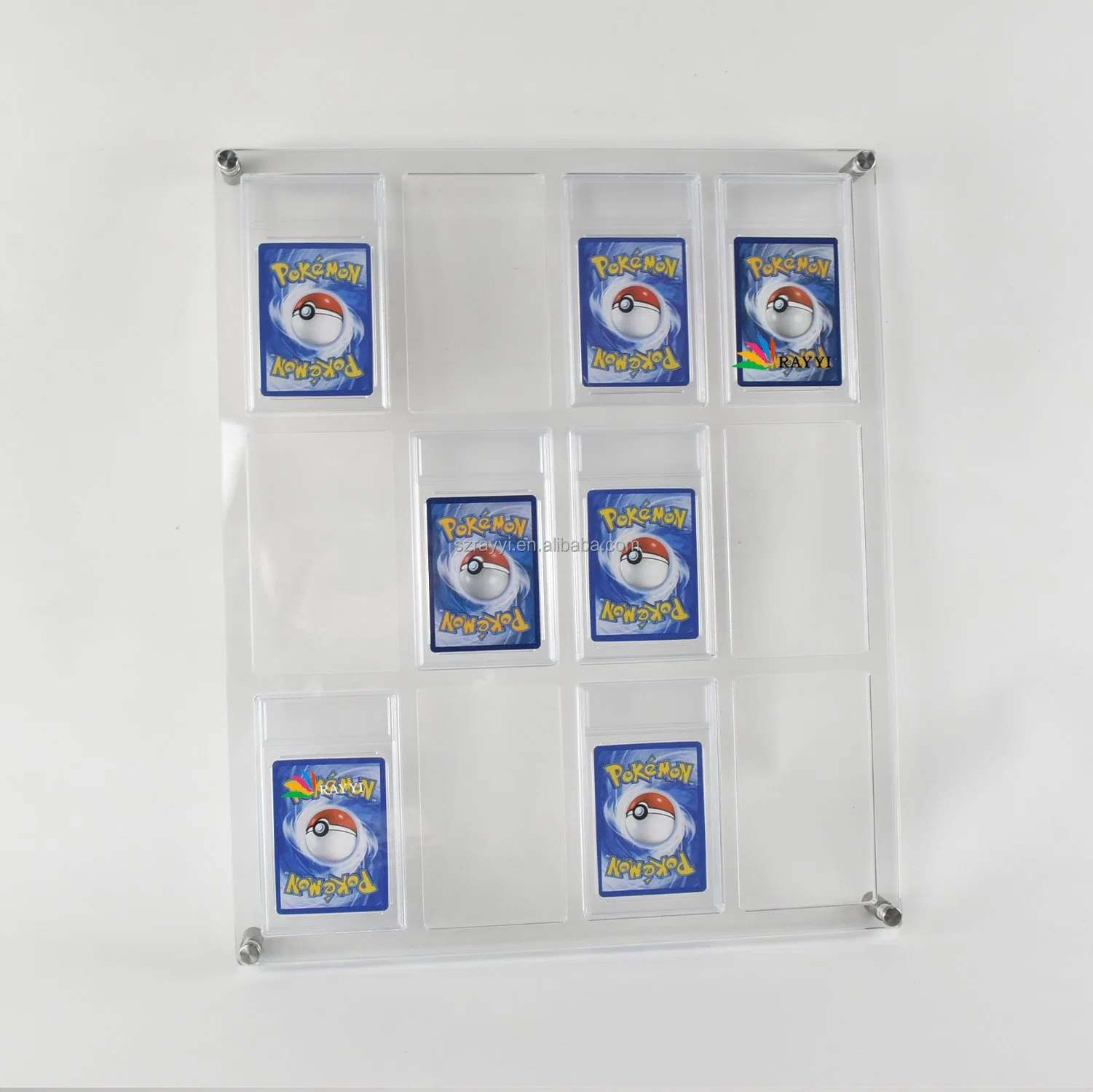 Custom 12 Graded Sport Karten / Sammelkarten Trading Card Wall Display mit gerahmter Karte mit UV-Beständigkeit