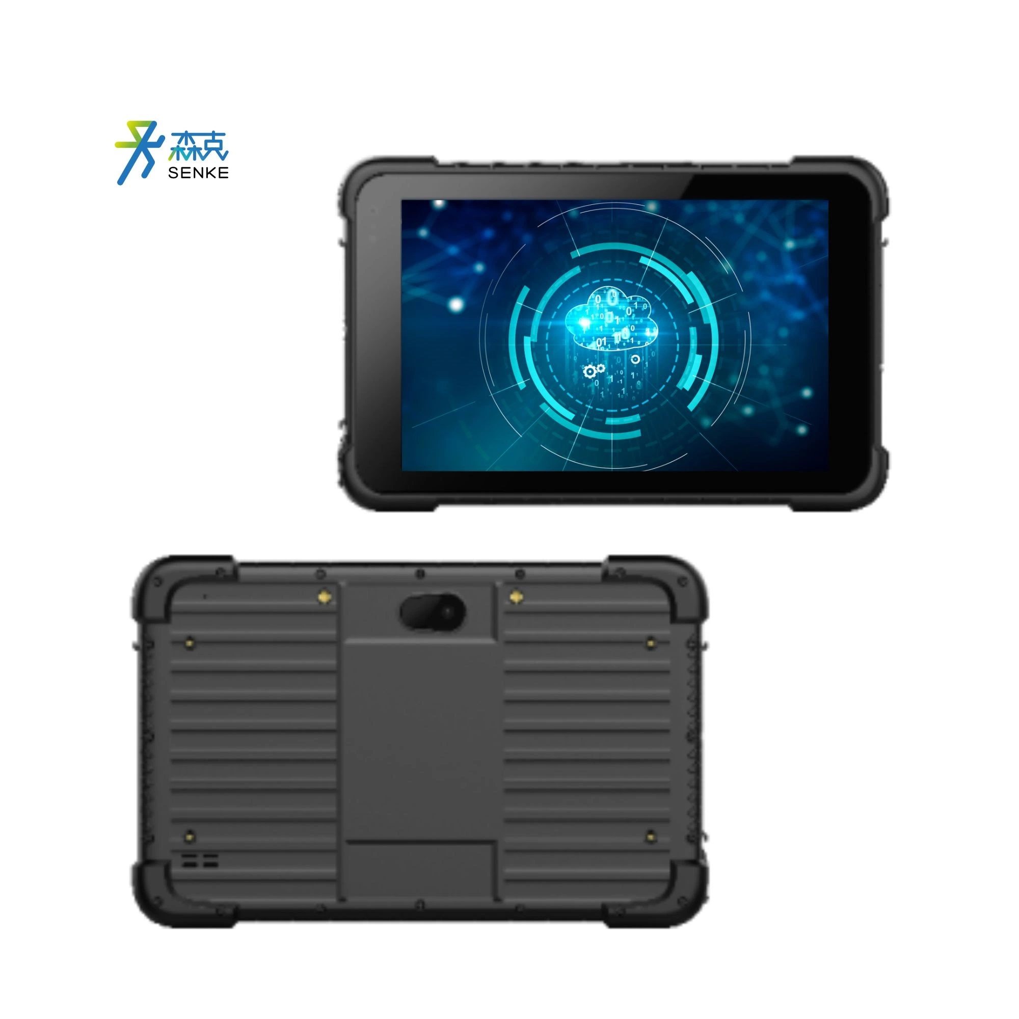 Senke Customized 8" Screen Outdoor IP67 Water Resistance Handheld Rugged Tablet Industrial Panel PC