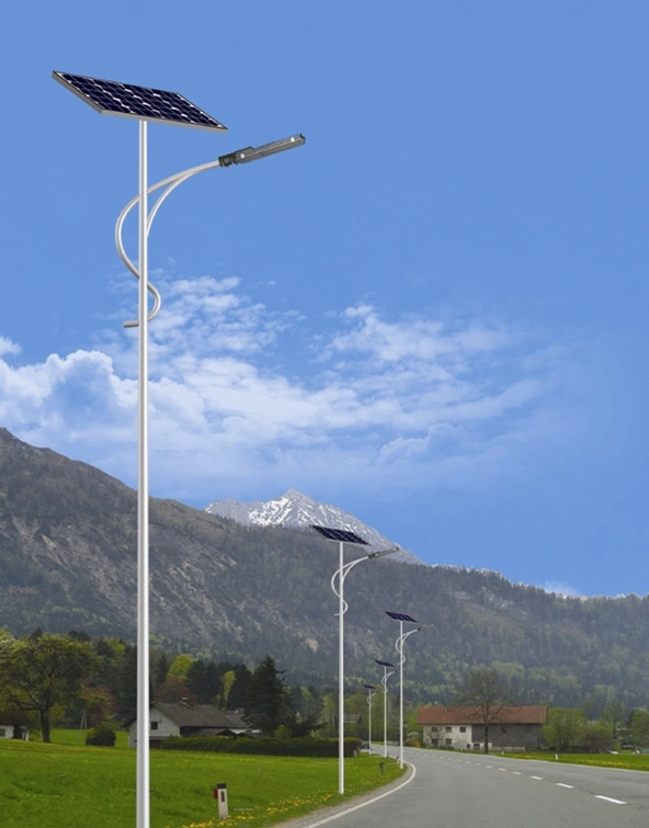 Luz solar de calle con LED certificado CE con batería de litio