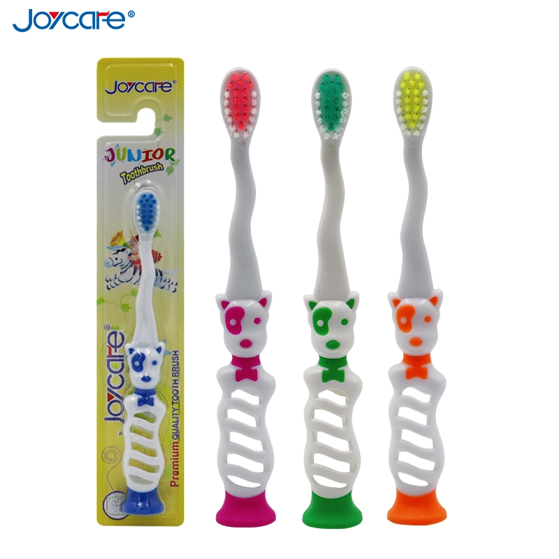 High quality/High cost performance  Child/Kids Oral Care Toothbrush Dog Design Suction Bottom Toothbrush