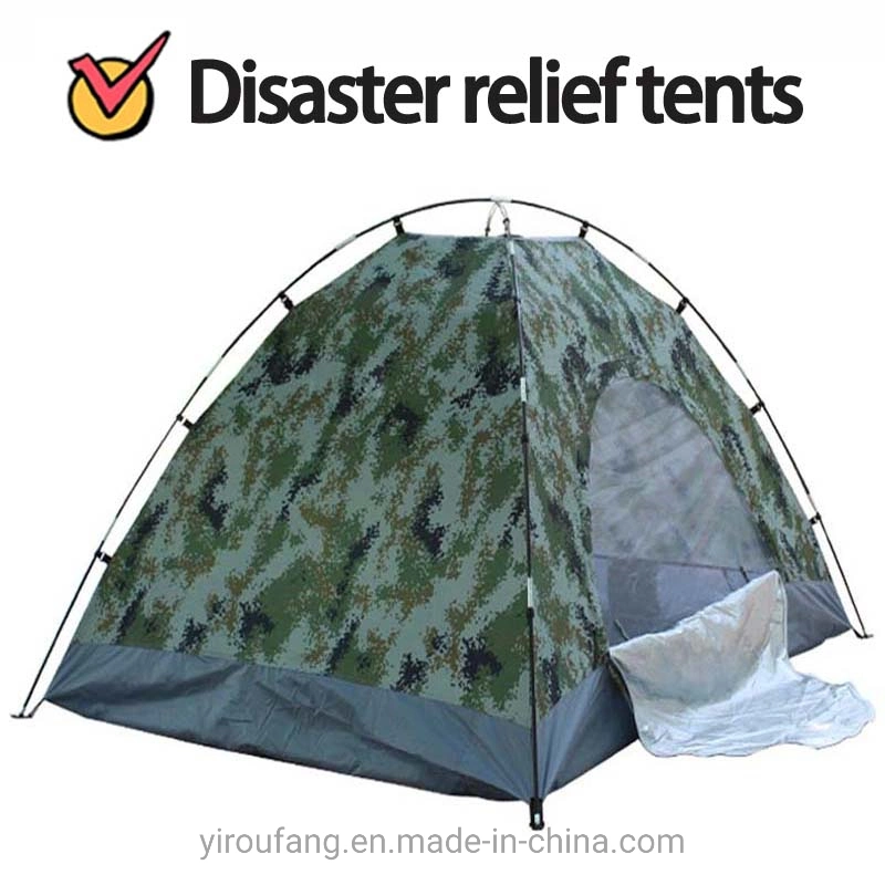 6x4m lienzo bastidor al aire libre camping de invierno de fácil configuración resistente al agua de emergencia de la carpa de servicio pesado marco Tienda Verde de la milicia grandes carpas