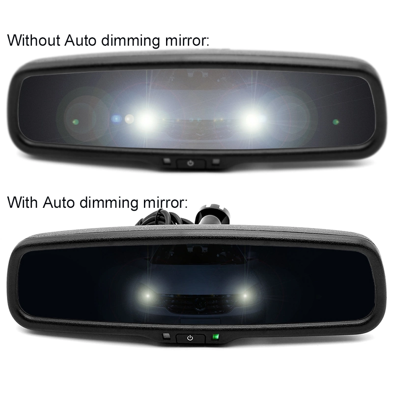 Auto Dimming 4,3inch Digital TFT LCD Auto Spiegel Monitor