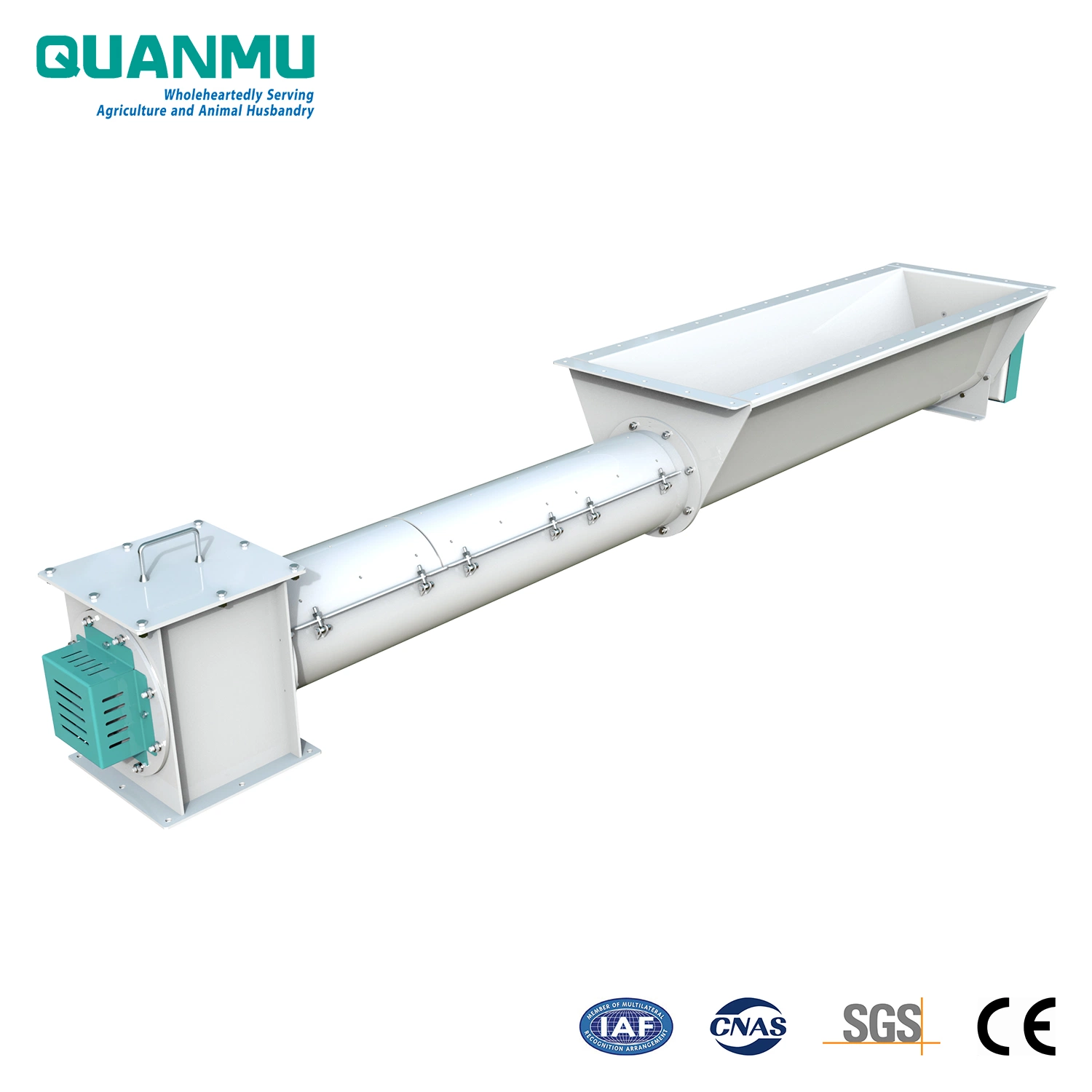 Pig and Livestock Animal Feed Powder or Pellet Material Sealing Tubular (Pipe) Screw Conveyor in Conveying Machine