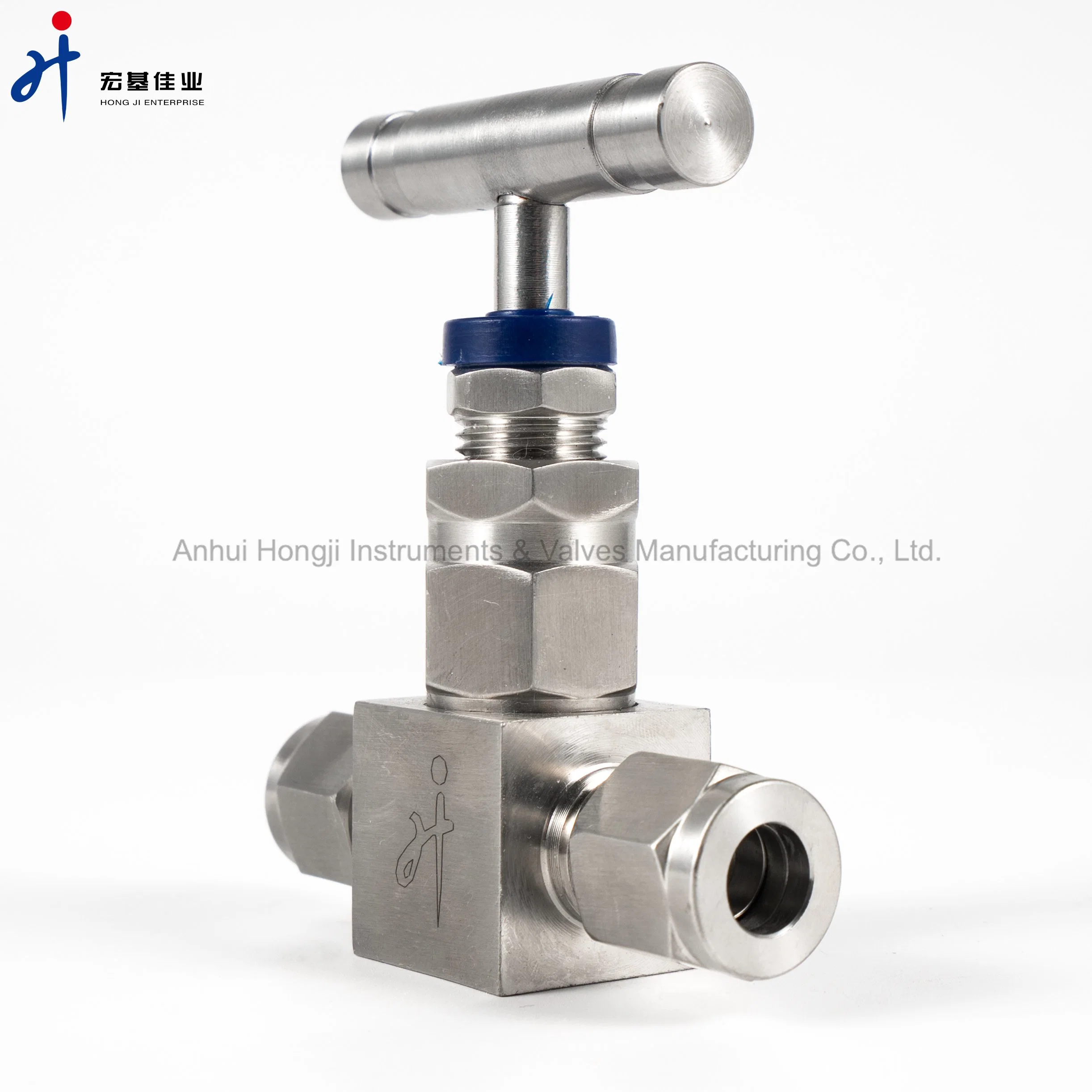 Stainless Steel 316/316L 6000psi Hydraulic Needle Flow Control Valve Two Ferrule Adjustable Small Needle Valve