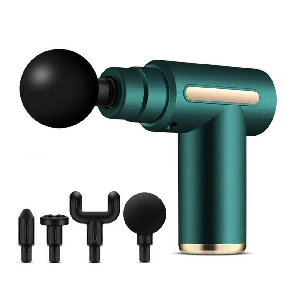 Günstige Mini Fascial Gun Handheld-Massagegerät mit 6 Ebenen Vibrationsgeschwindigkeiten Massagepistole