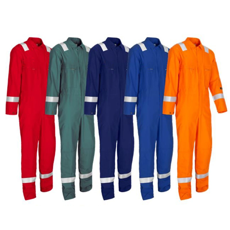 Manufacturer China Offshore Working Coverall Flame Proof Boiler Suit Oil and Gas Workwear