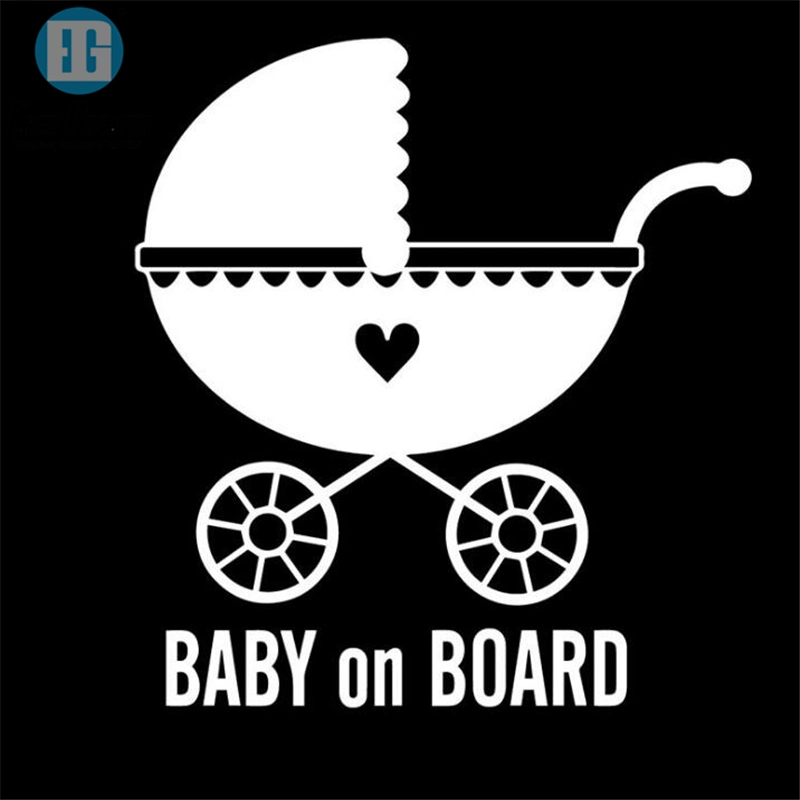 Customized Car Window Sticker Baby in Car/on Board Sticker for Promotion