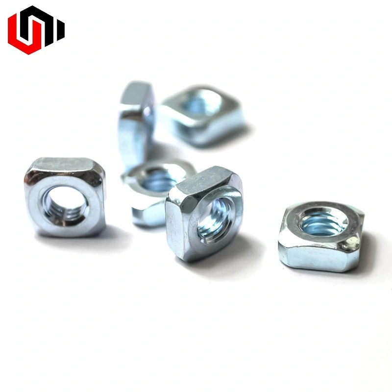 Manufacture Zinc Plated DIN562 Square Thin Nut Carbon Steel